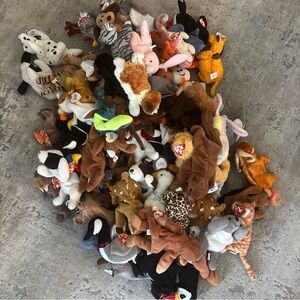 Ty Beanie Babies Lot of 10 Random